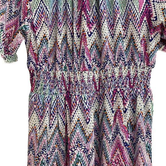 Sailor Abstract Modest Maxi Tiered Dress - Picture 5 of 9